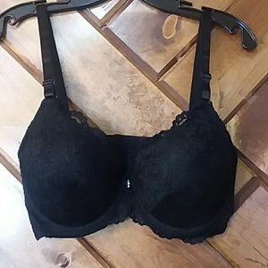 New Black 36DD push up bra.